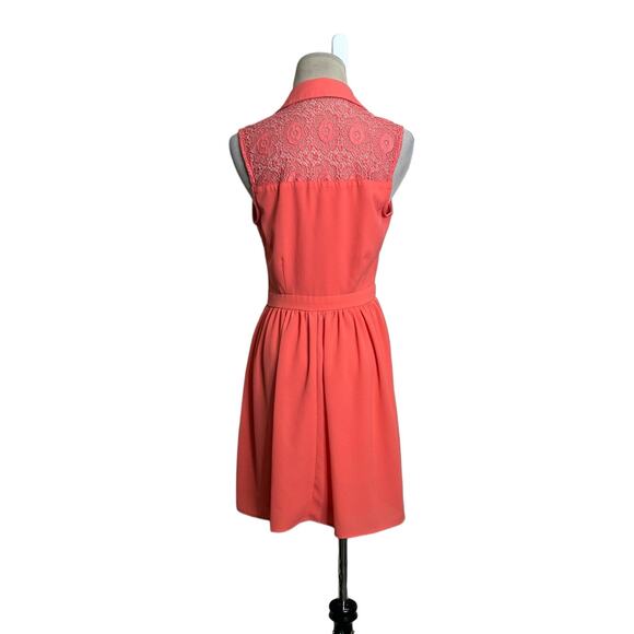 Speechless pink melon sleeveless mini dress size M - Picture 9 of 11